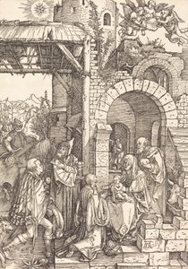 A mágusok imádása c. 15011503. alkotó: Albrecht Dürer