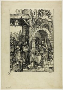 A mágusok imádása, A Szűz életéből alkotó: Albrecht Dürer
