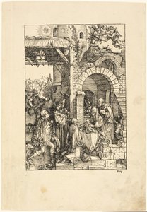 A mágusok imádása, A Szűz életéből alkotó: Albrecht Dürer