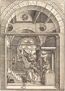 Az Angyali üdvözlet alkotó: Albrecht Dürer