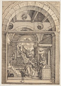Az Angyali üdvözlet alkotó: Albrecht Dürer