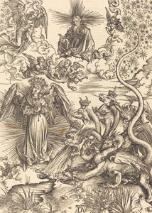 Az apokaliptikus nő, 1498. alkotó: Albrecht Dürer