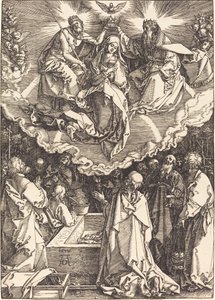 A Szűz Mennybemenetele és Koronázása alkotó: Albrecht Dürer