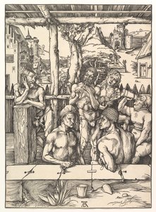 A Fürdőház.n.d. alkotó: Albrecht Dürer