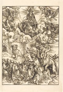 A kétszarvú fenevad, mint egy bárány alkotó: Albrecht Dürer