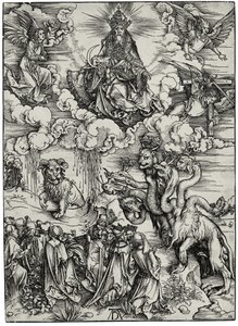 A kétszarvú vadállat, mint egy bárány, c. 1497 alkotó: Albrecht Dürer