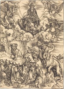 A kétszarvú vadállat, mint egy bárány alkotó: Albrecht Dürer