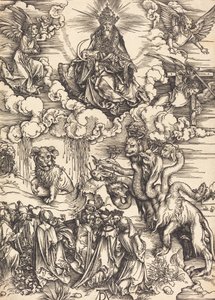 A kétszarvú vadállat, mint egy bárány, valószínűleg c. 14961498. alkotó: Albrecht Dürer