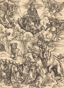A kétszarvú vadállat, mint egy bárány, valószínűleg c. 14961498. alkotó: Albrecht Dürer