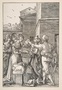 Keresztelő Szent János lefejezése, 1510. alkotó: Albrecht Dürer