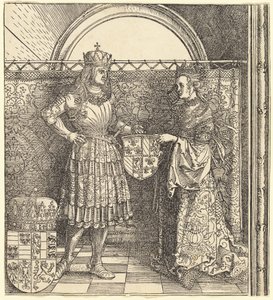Maximilian eljegyzése Burgundi Máriával alkotó: Albrecht Dürer