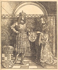 Maximilian eljegyzése Burgundi Máriával, 1515. alkotó: Albrecht Dürer