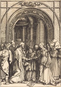 A Szűzanya eljegyzése alkotó: Albrecht Dürer