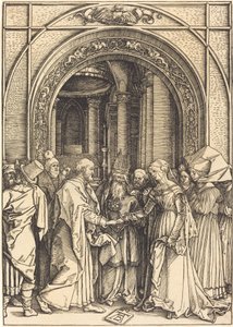 A Szűzanya eljegyzése alkotó: Albrecht Dürer