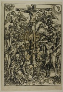 A keresztre feszítés, A nagy szenvedélyből alkotó: Albrecht Dürer