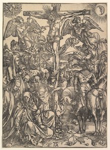 A keresztre feszítés, A nagy szenvedélyből, kb. 1498. alkotó: Albrecht Dürer