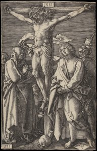 A keresztre feszítés, „A Passió” című filmből alkotó: Albrecht Dürer