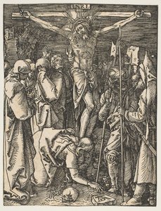 A keresztre feszítés, A kis szenvedélyből, kb. 1509. alkotó: Albrecht Dürer