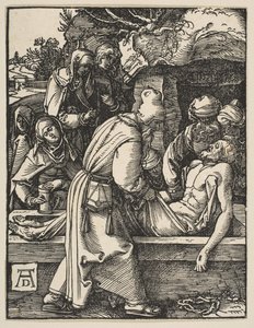 The Deposition, A kis szenvedélyből, kb. 1509. alkotó: Albrecht Dürer