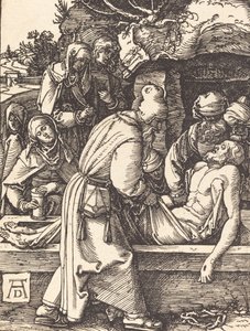 A Deposition, valószínűleg c. 15091510. alkotó: Albrecht Dürer