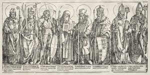 Ausztria Nyolc Szentje, c. 1515. alkotó: Albrecht Dürer