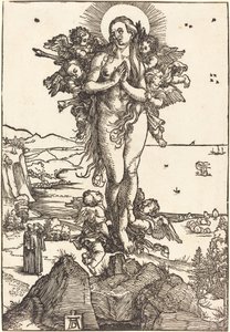 Szent Mária Magdolna felemelkedése alkotó: Albrecht Dürer