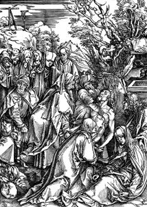„The Tombment”, c1497-c1500. alkotó: Albrecht Dürer