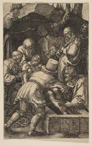 A síremlék, A szenvedélyből, 1512. alkotó: Albrecht Dürer