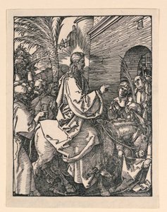 Krisztus belépése Jeruzsálembe, A kis szenvedély sorozatból alkotó: Albrecht Dürer