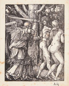 A paradicsomból való kiűzés alkotó: Albrecht Dürer