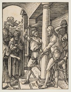 A zászlózás, A kis szenvedélyből, kb. 1509. alkotó: Albrecht Dürer