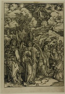 A négy angyal a szelekben maradva, Az Apokalipszisből alkotó: Albrecht Dürer