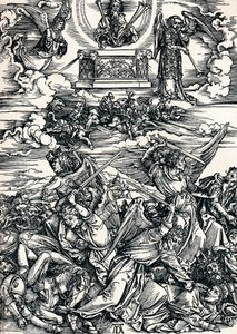 A négy bosszúálló angyal, 1498 1906 alkotó: Albrecht Dürer