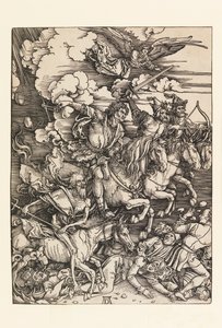 Az Apokalipszis négy lovasa alkotó: Albrecht Dürer
