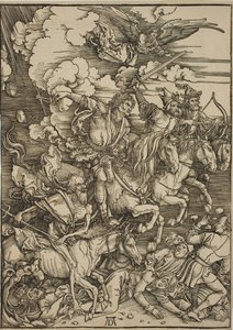 Az Apokalipszis négy lovasa alkotó: Albrecht Dürer