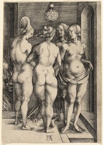 A négy meztelen nő alkotó: Albrecht Dürer
