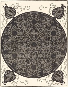 A negyedik csomó hét kör alakú csomócsoportot egyesít fekete középpontokkal, valószínűleg 15061507. alkotó: Albrecht Dürer