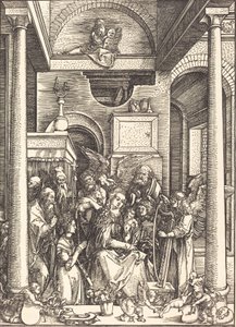A Szűz megdicsőülése, c. 1504. alkotó: Albrecht Dürer