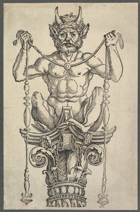 A Nagy Oszlop felső blokkja, kb. 1517. alkotó: Albrecht Dürer