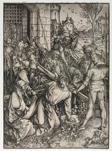 A nagy szenvedés: keresztet hordozó Krisztus alkotó: Albrecht Dürer