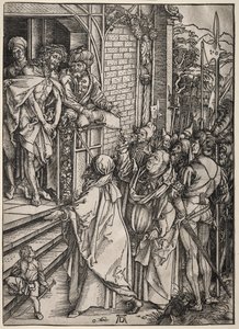 A nagy szenvedély: Krisztus megmutatta az embereknek alkotó: Albrecht Dürer