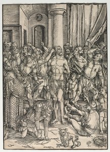 A nagy szenvedély: A korbácsolás. alkotó: Albrecht Dürer