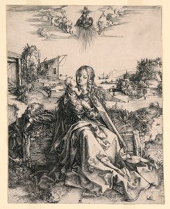 A Szent Család pillangóval alkotó: Albrecht Dürer