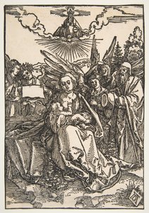 A Szent Család öt angyallal, kb. 1503. alkotó: Albrecht Dürer