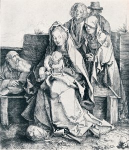 A Szent Család Szent Jánossal, Magdolnával és Nikodémusszal, 1512 1906 alkotó: Albrecht Dürer