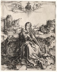 A Szent Család a pillangóval alkotó: Albrecht Dürer