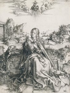 A Szent Család a szitakötővel alkotó: Albrecht Dürer