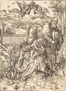 A Szent Család a három nyúllal alkotó: Albrecht Dürer
