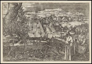 A táj az ágyúval, 1518 alkotó: Albrecht Dürer