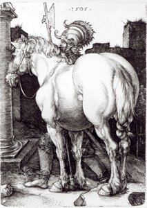 A nagy ló, 1509 alkotó: Albrecht Dürer
